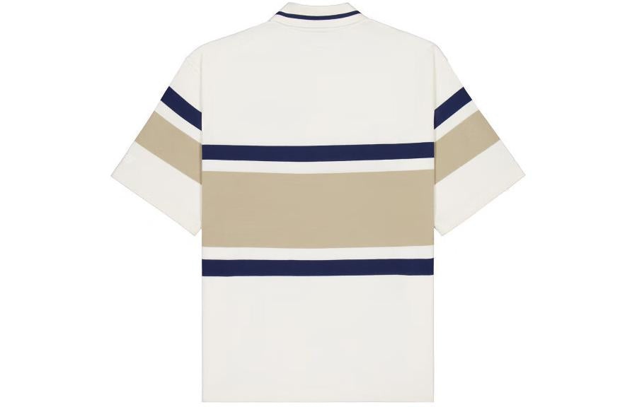 New Balance Athletics Striped Polo Shirt 'Ivory' NFE22241-IV - 2