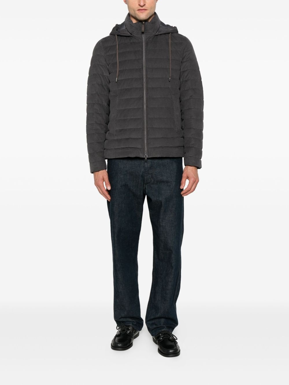 quilted hooded jacket - 2