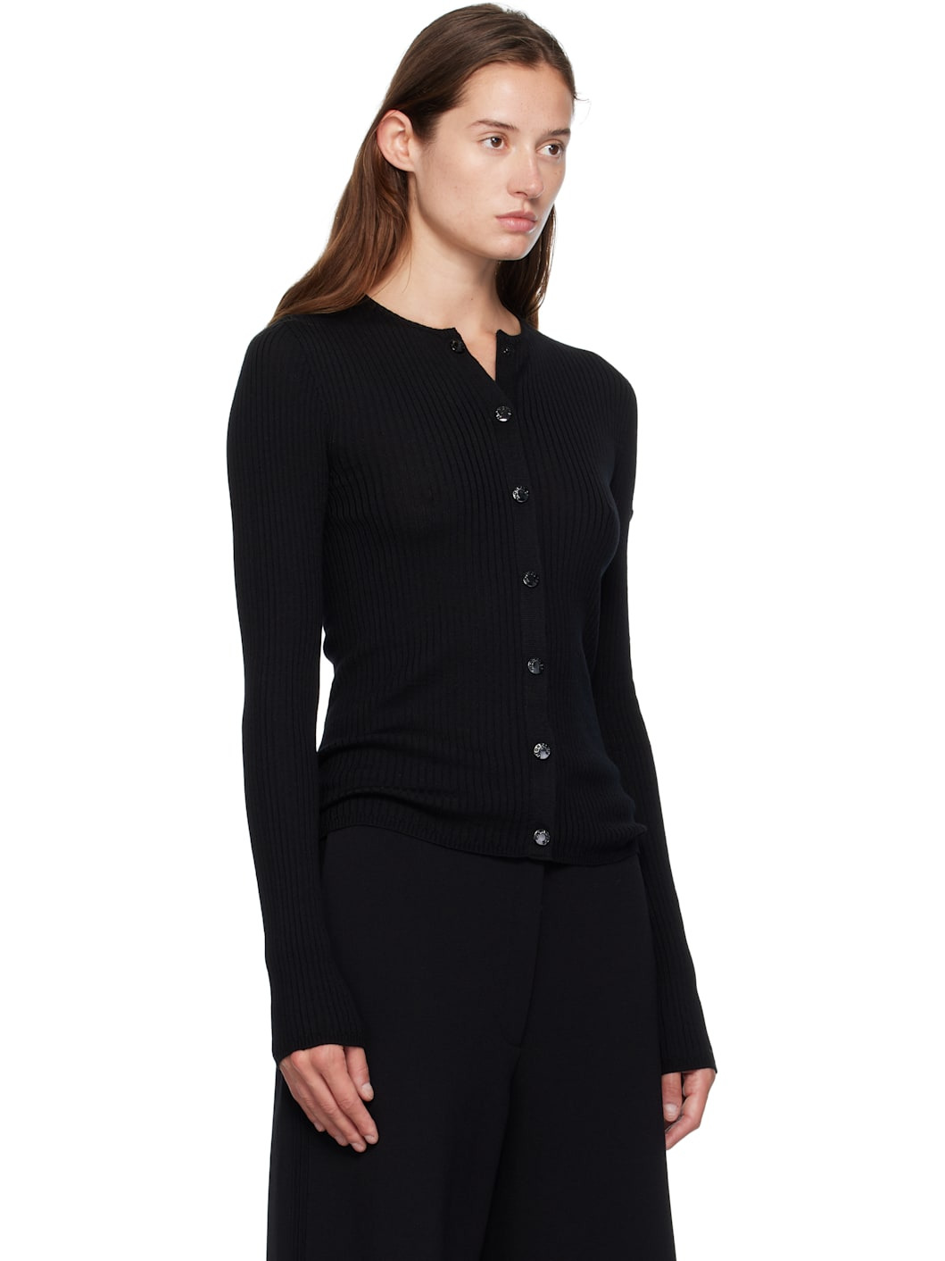 Moncler x EE72 Black Wool Cardigan - 2