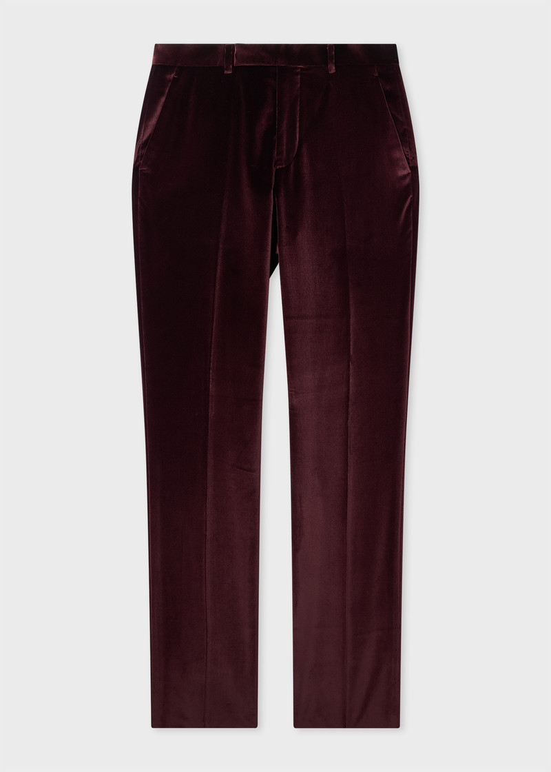 The Soho- Burgundy Velvet Suit 5