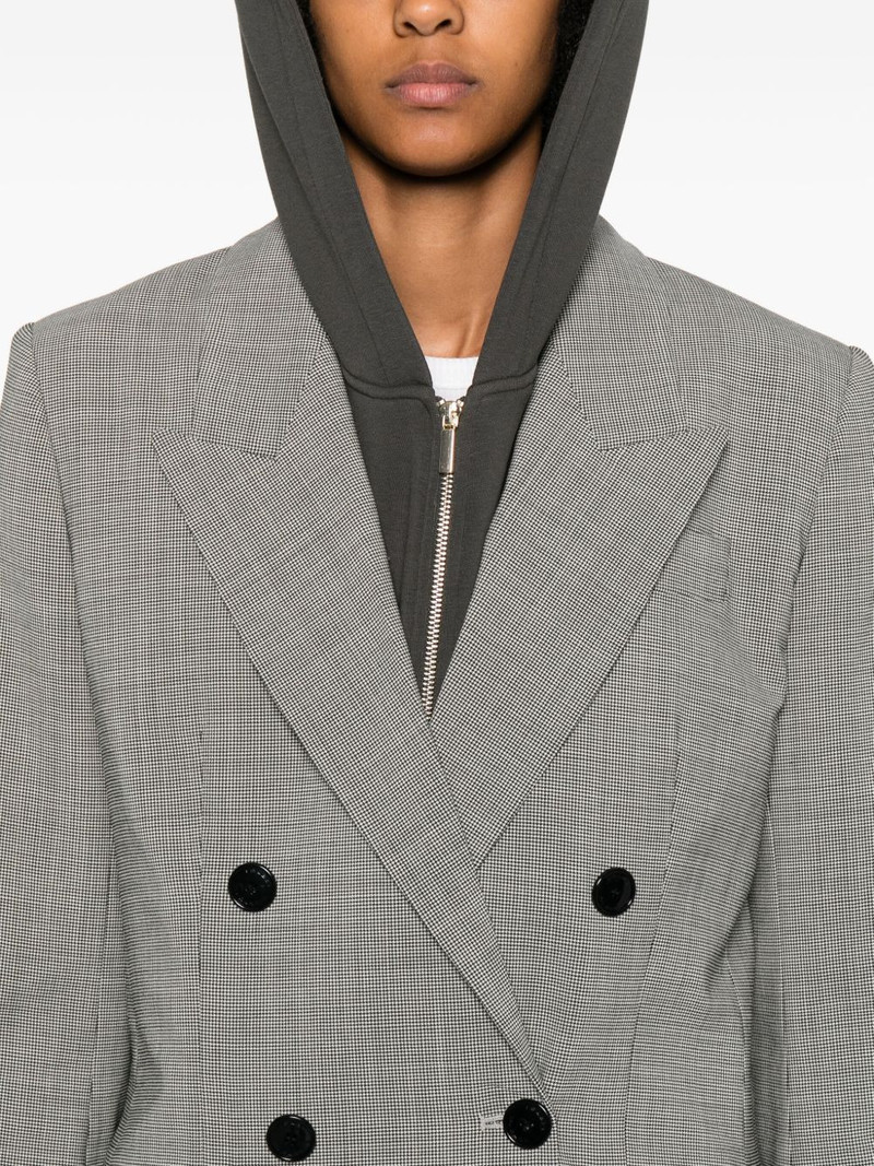 checked double-breasted jacket 5