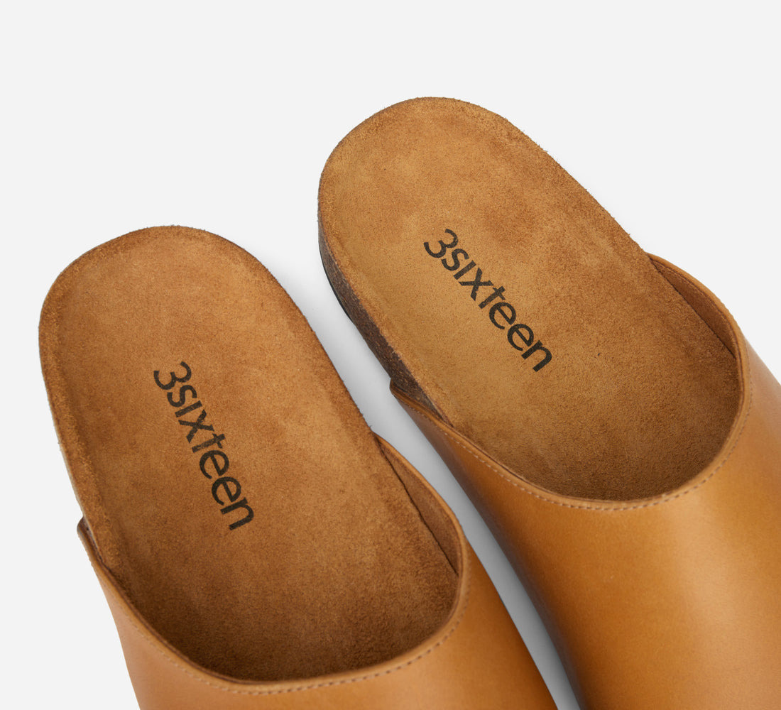 Mule - Natural Calf Leather - 4