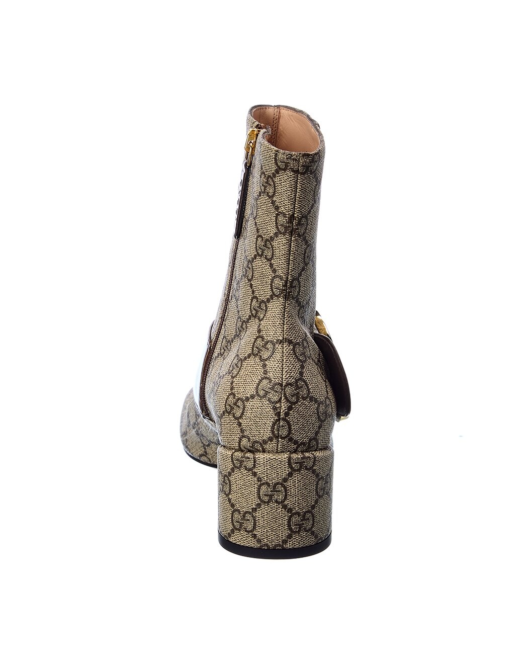 Gucci Blondie Canvas & Leather Ankle Bootie - 3