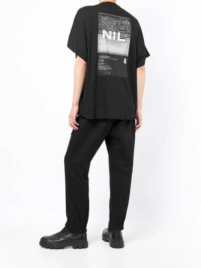 Julius graphic logo-print T-shirt outlook