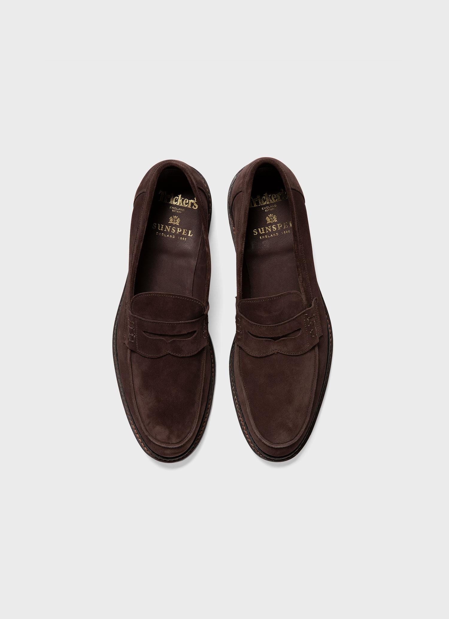 Sunspel and Trickers Suede Loafer - 5