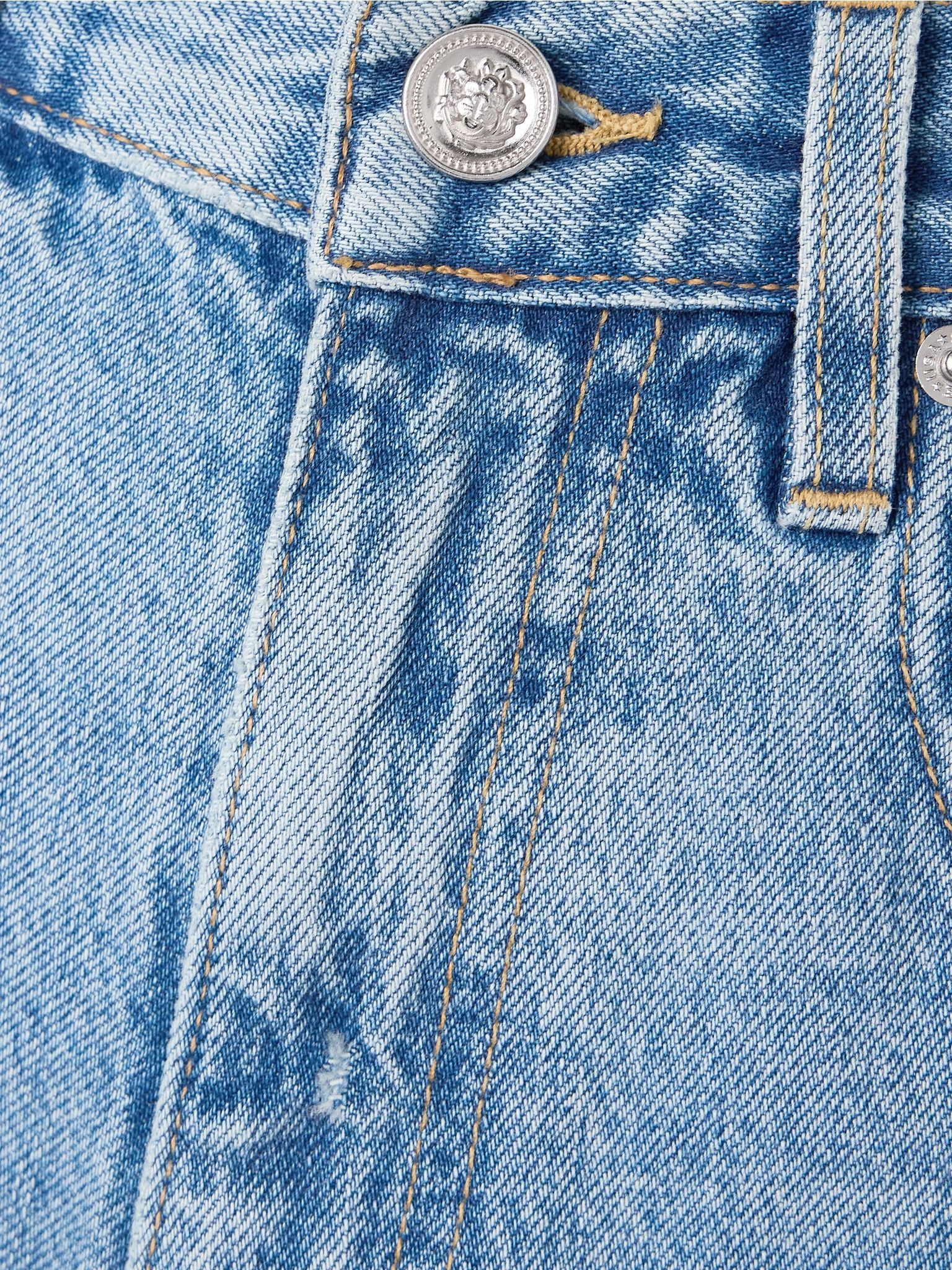 Walker distressed denim shorts Light denim - 5