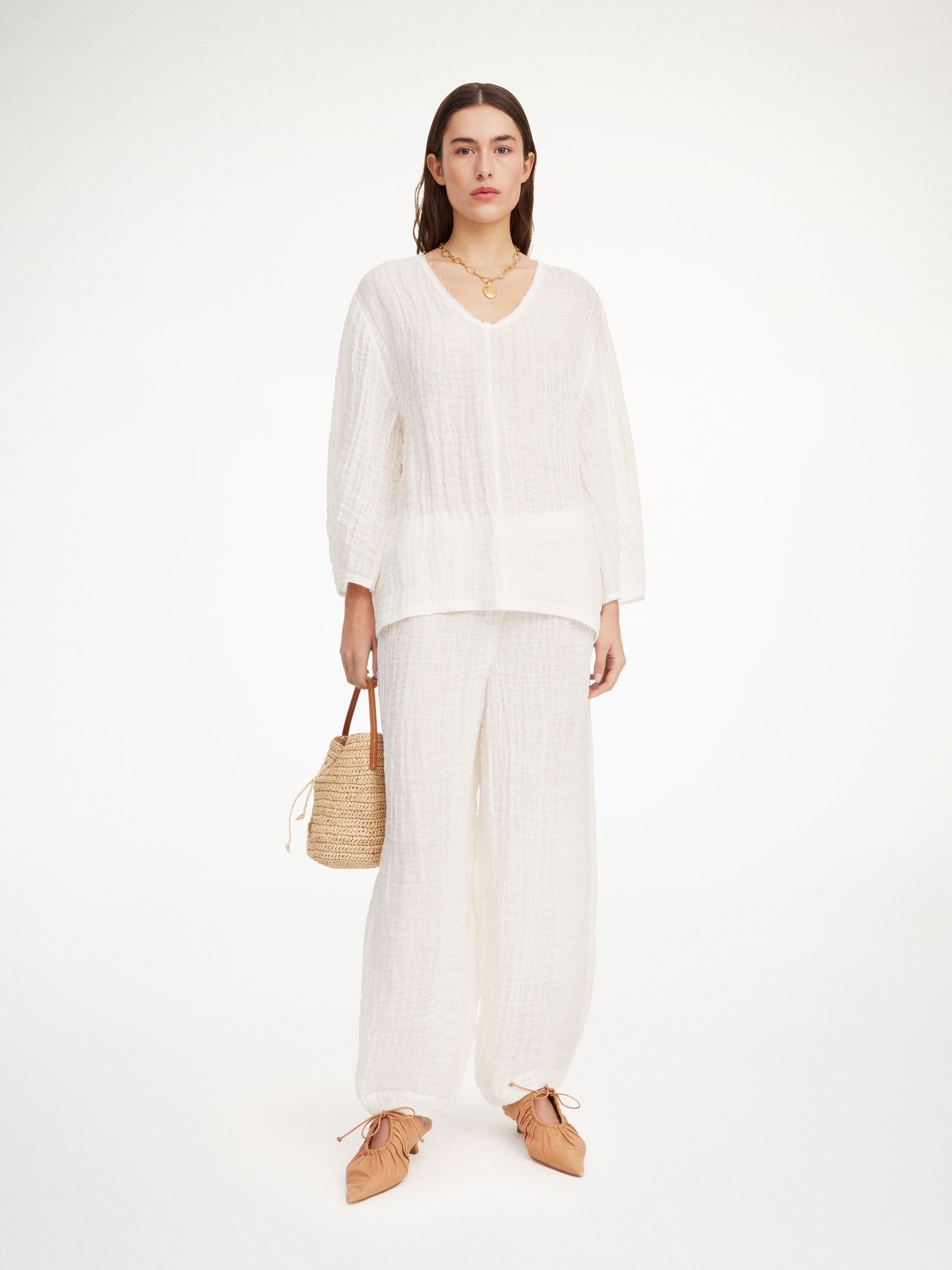 Mikala organic linen blouse - 2