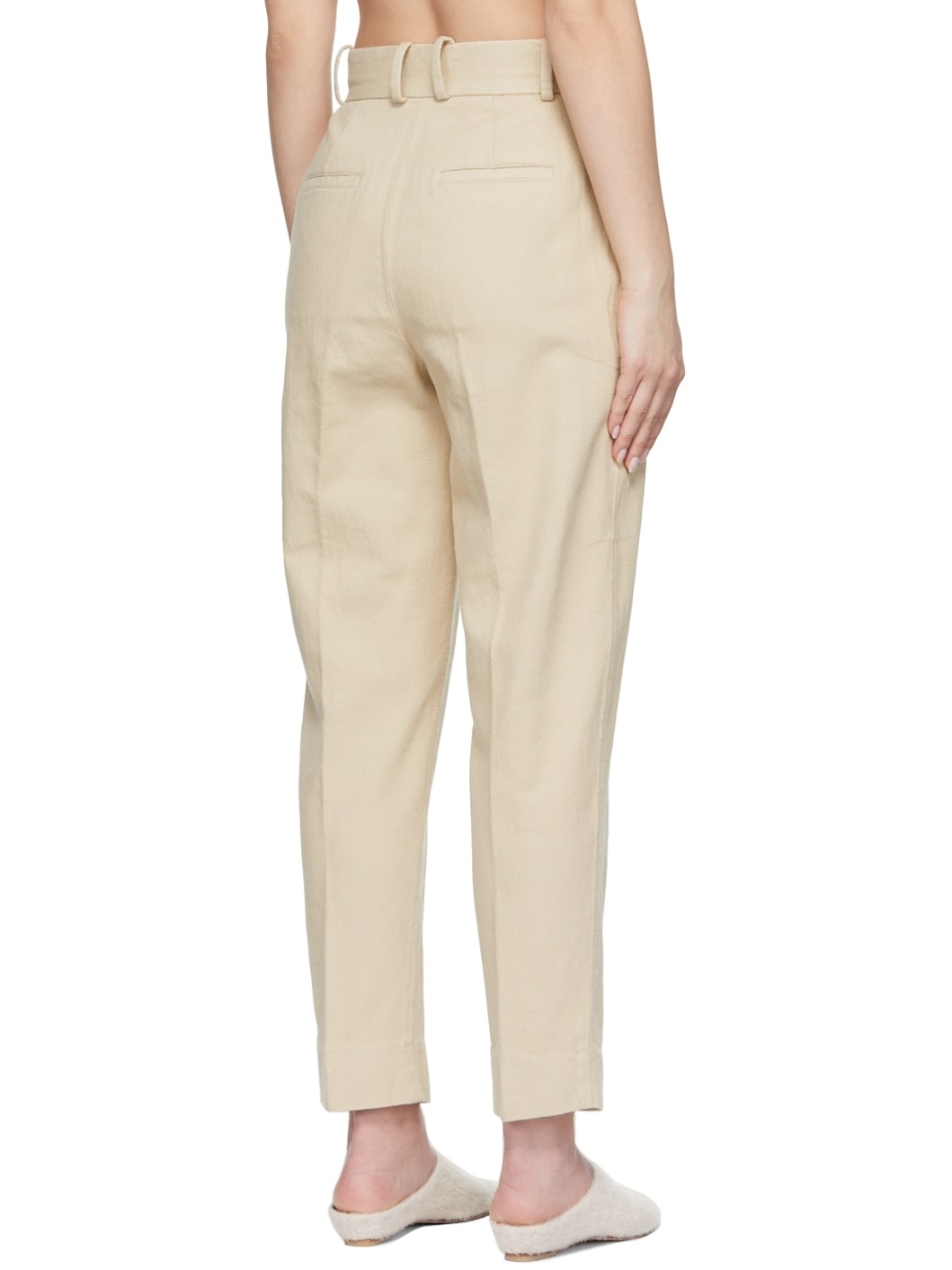 Beige Assuka Trousers - 3