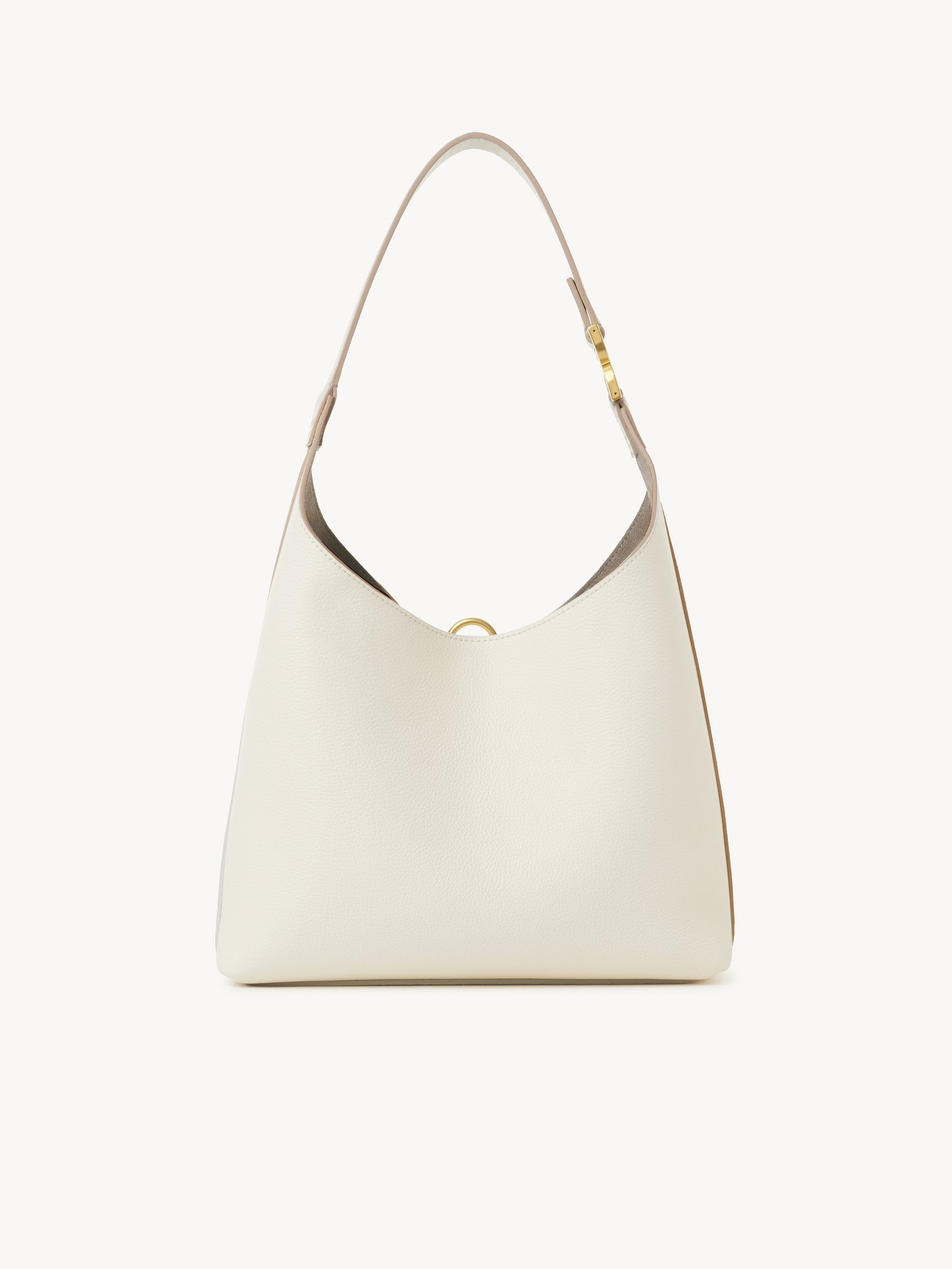 SMALL MARCIE HOBO BAG IN GRAINED LEATHER - 4