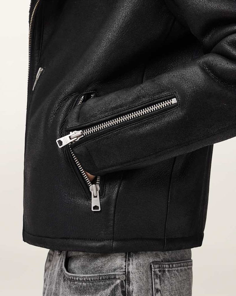 CORREZ SHEARLING BIKER JACKET 8
