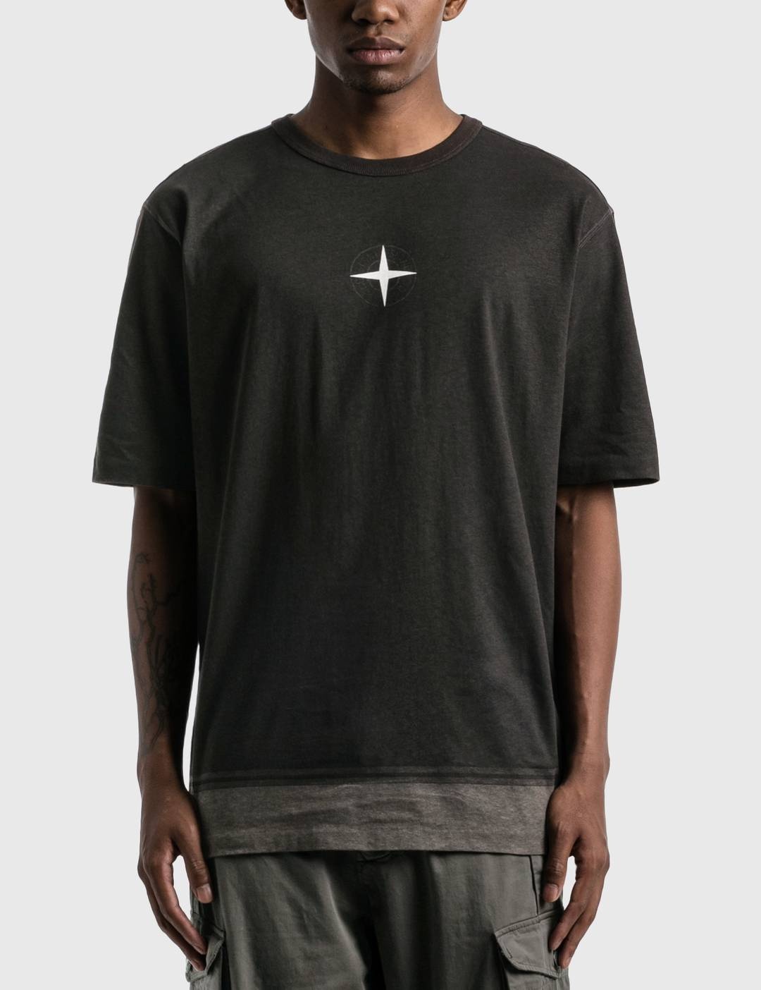 Stone Island Compass Logo T-Shirt - 1