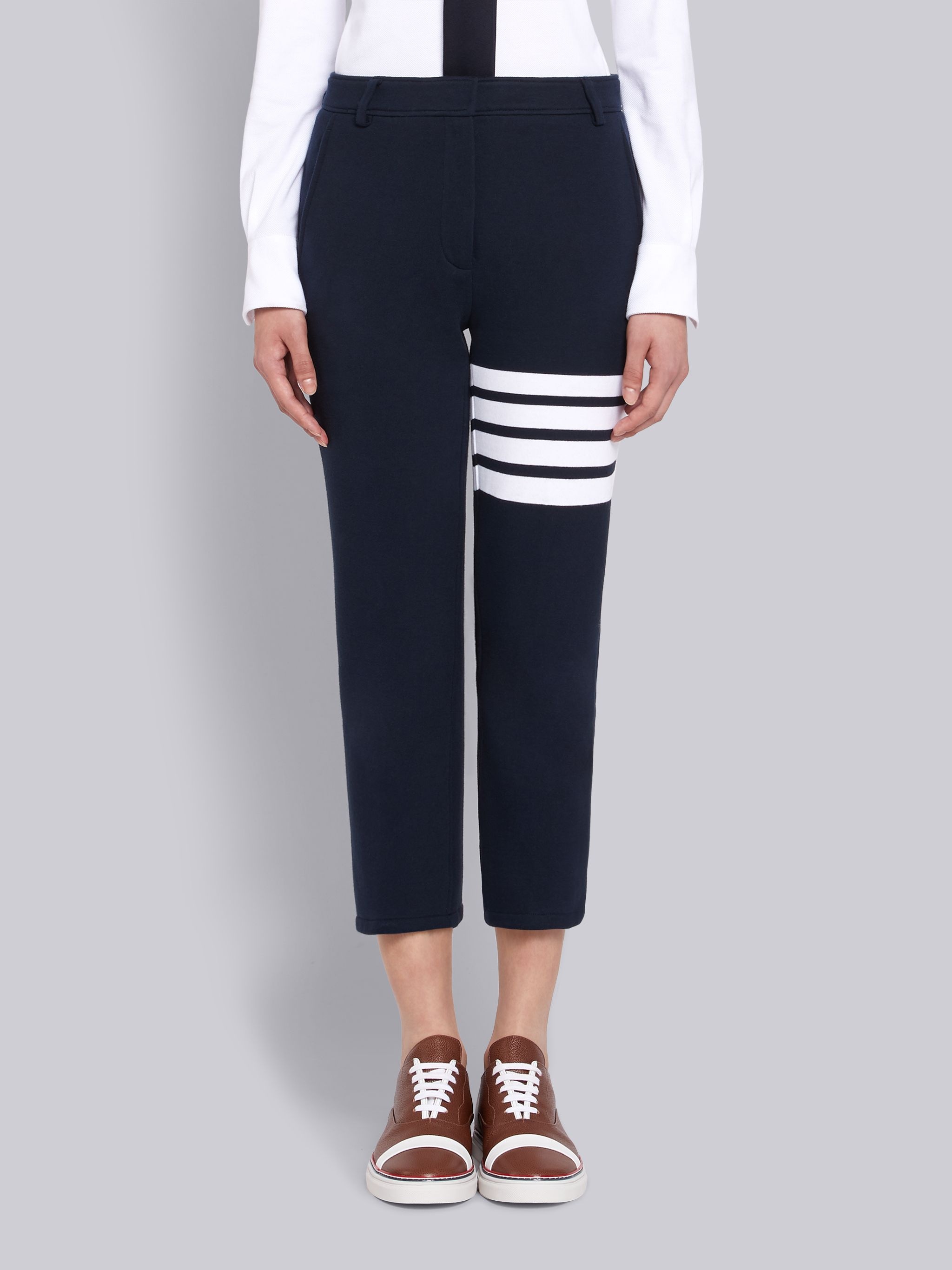Navy Classic Loop Back Chino Trouser - 1