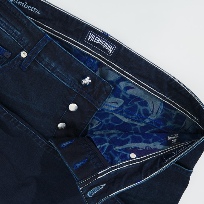 Men 5-pocket printed Denim Pants 2009 Les Requins - 10