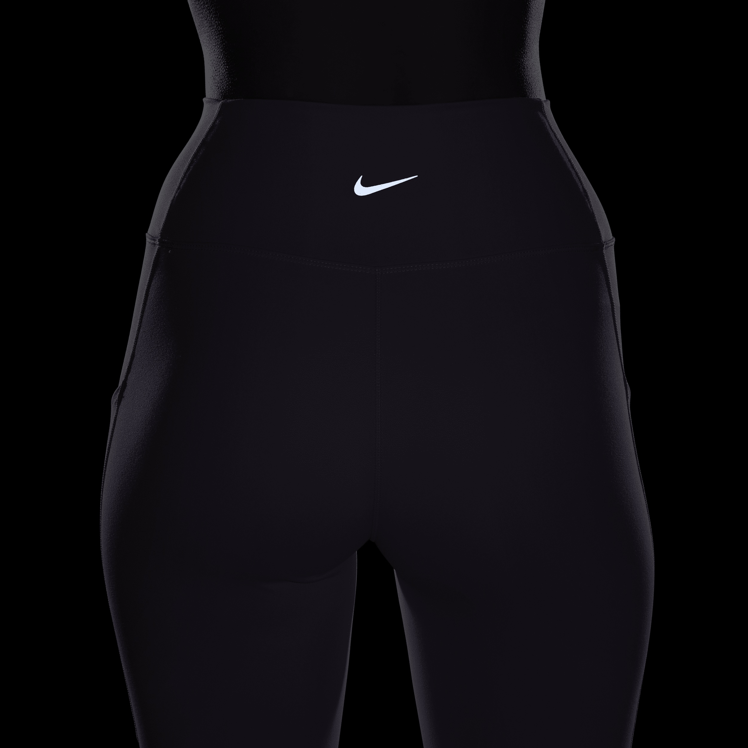 Nike Women's One High-Waisted 7/8 Leggings with Pockets - 9