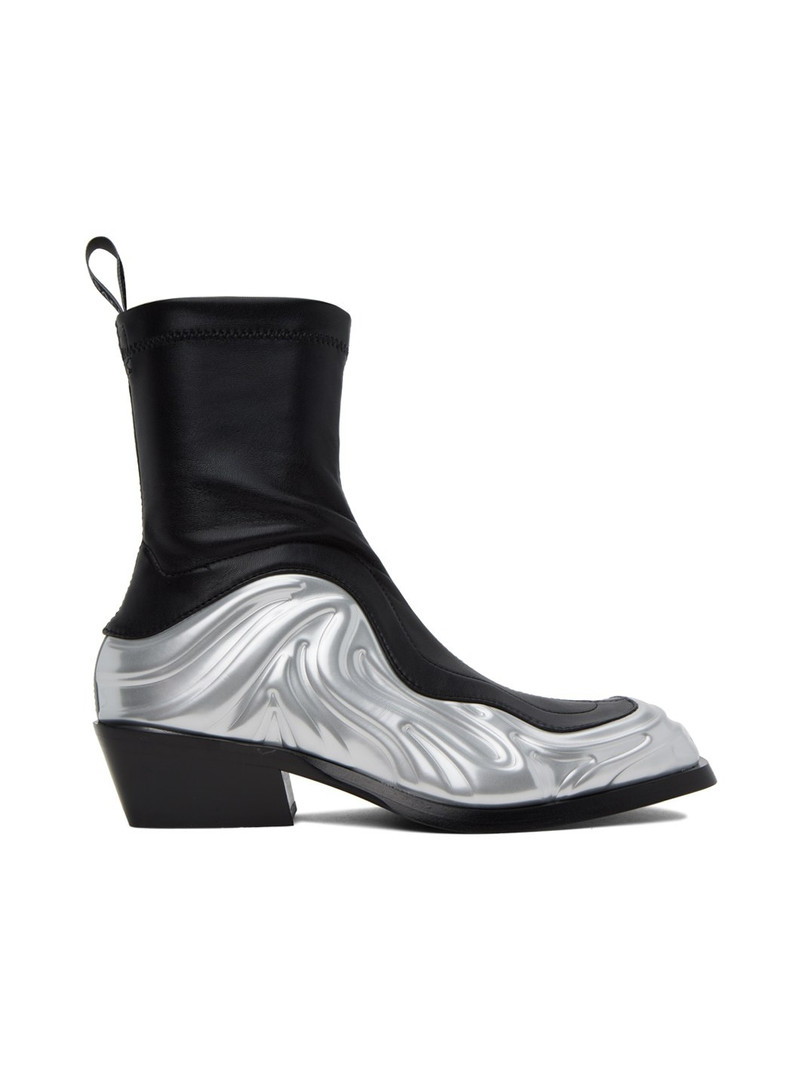 Solare leather sock boots 1