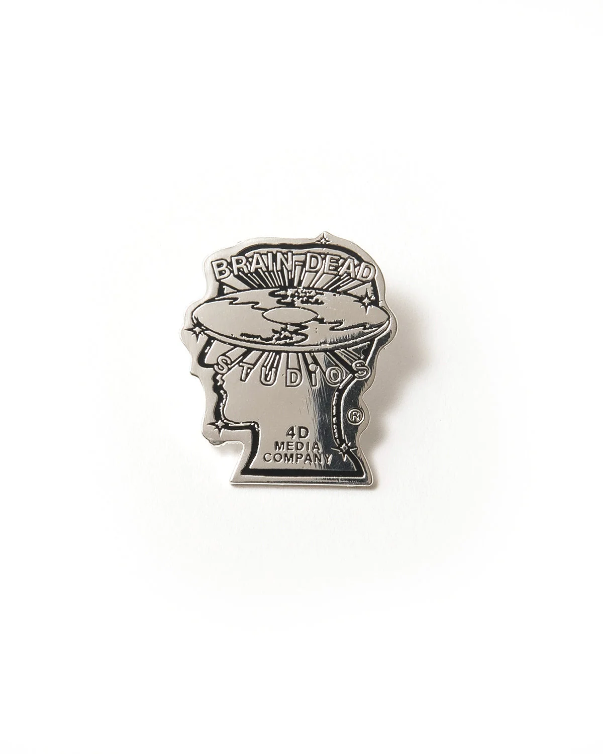 Brain Dead Studios Enamel Pin - Silver/Multi - 1