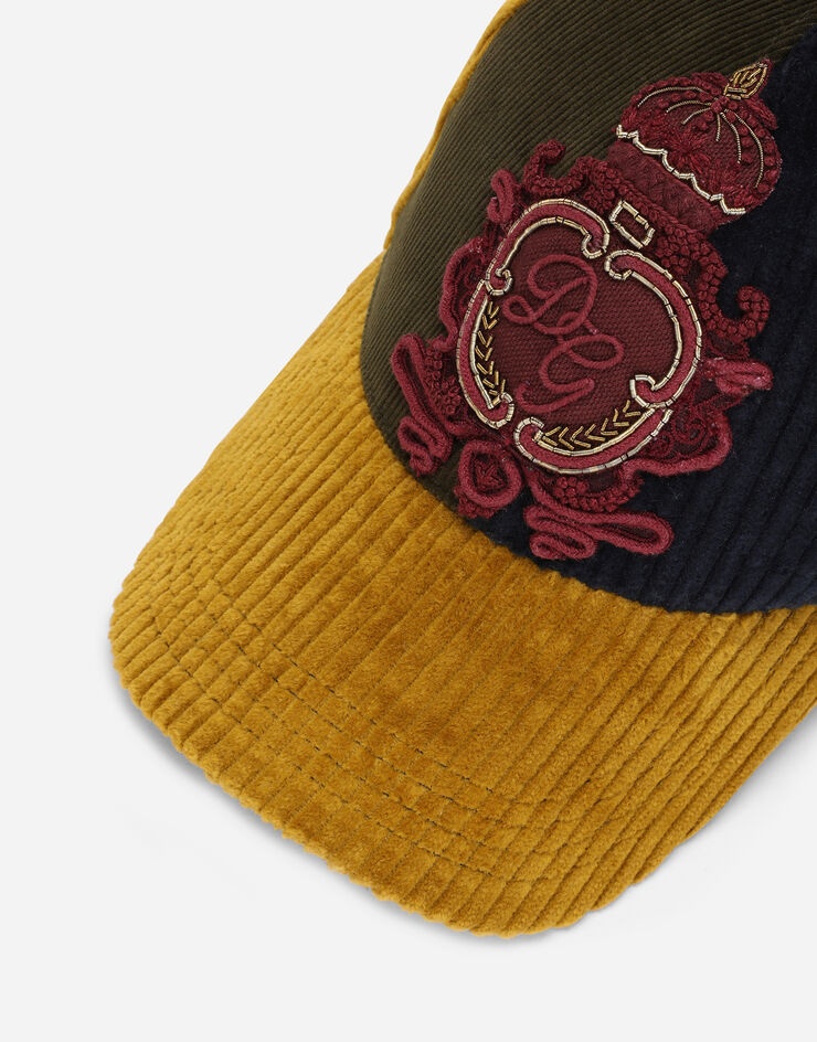 Corduroy baseball cap with DG patch - 2