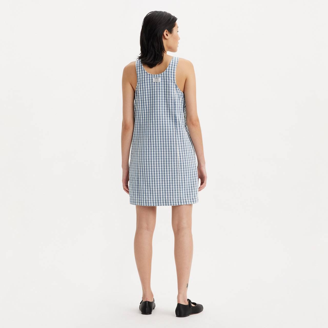 ALY DENIM JUMPER DRESS - 4