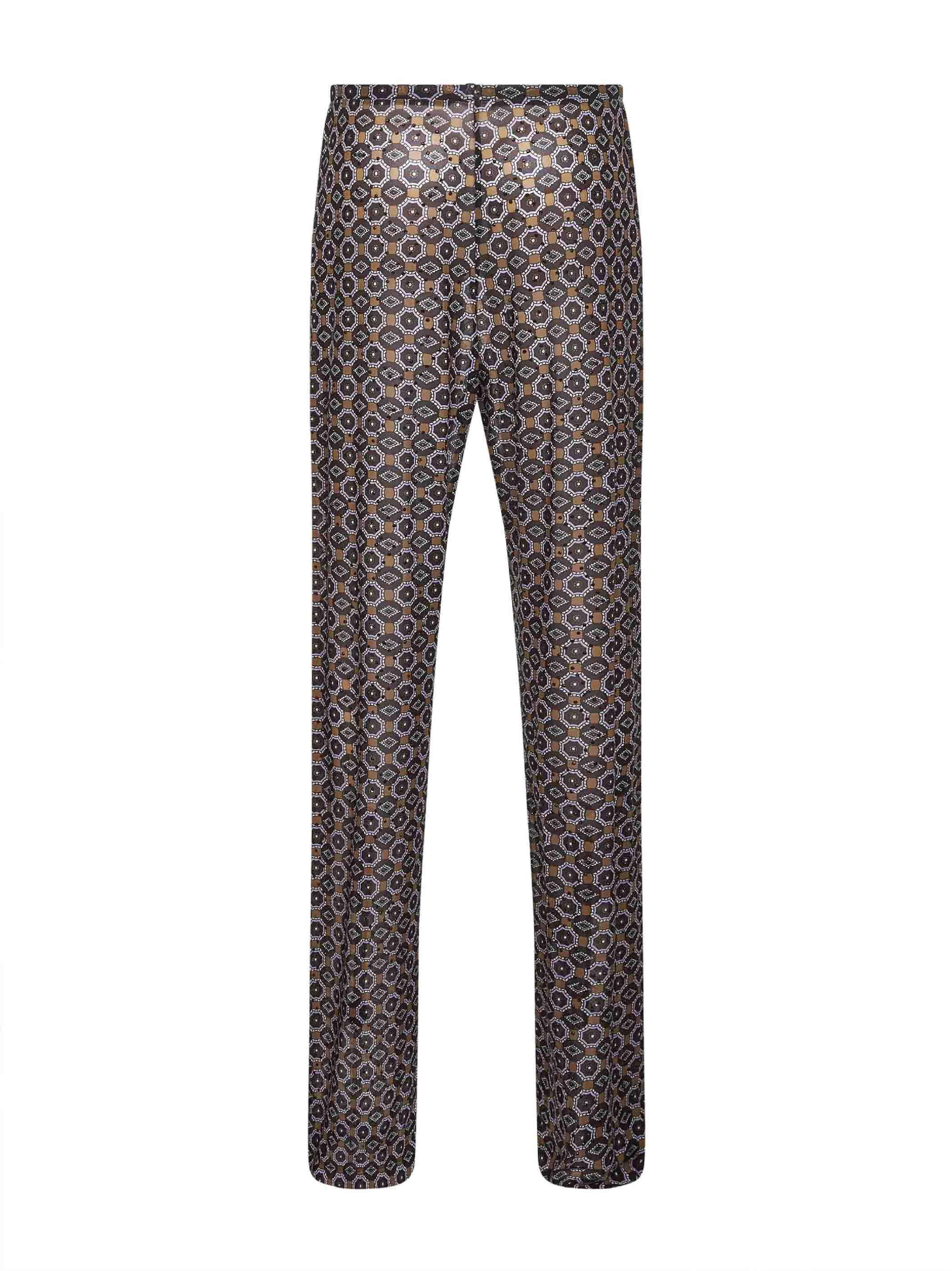 Dries Van Noten Women Embellished Jersey Pants - 2