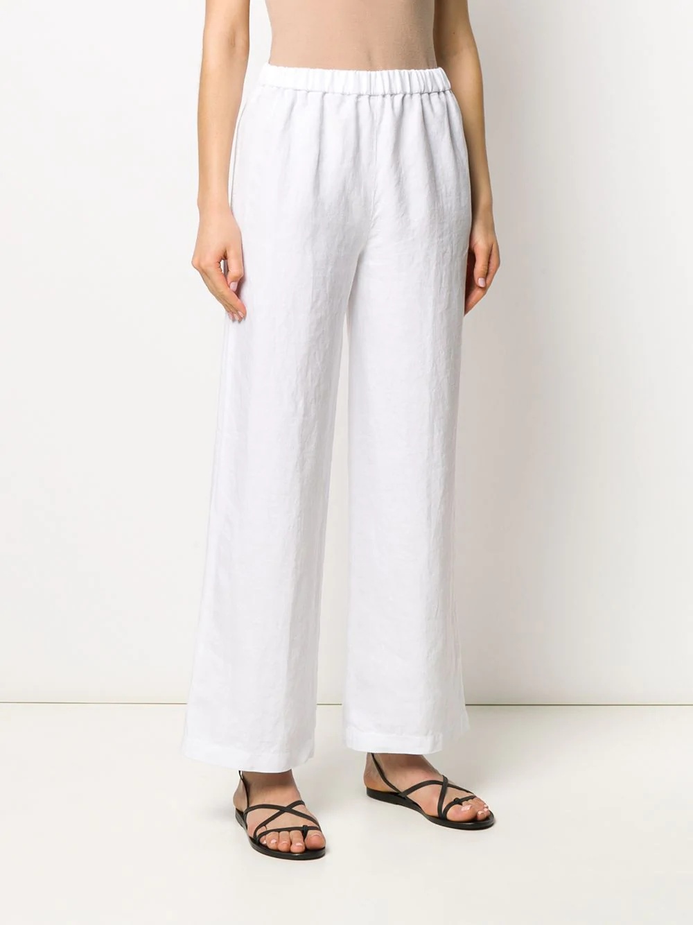 elasticated waist palazzo pants - 3