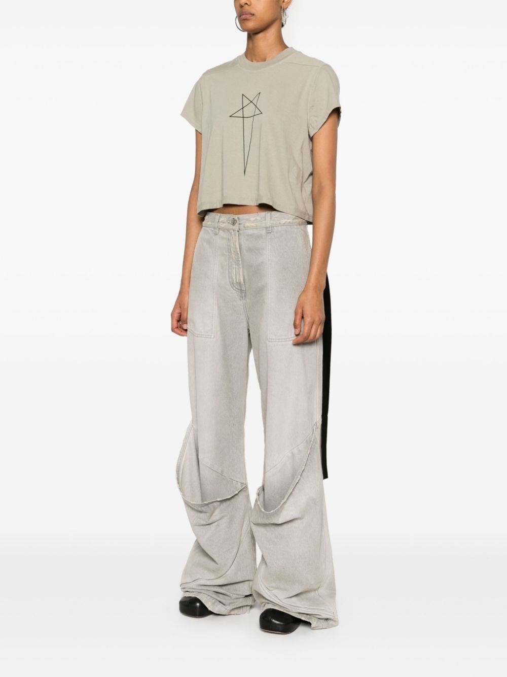 Level cropped T-shirt - 3