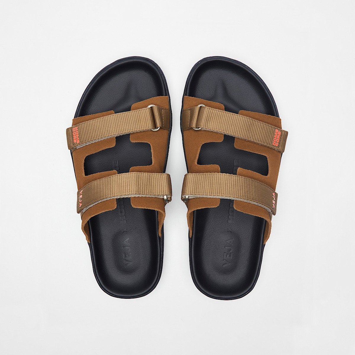 VEJA X HOMECORE SUEDE COGNAC TENT BLACK - 2