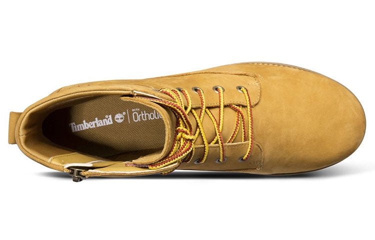 (WMNS) Timberland Joslin Mid Size Zip Boots 'Wheat Nubuck' A1SENW - 2