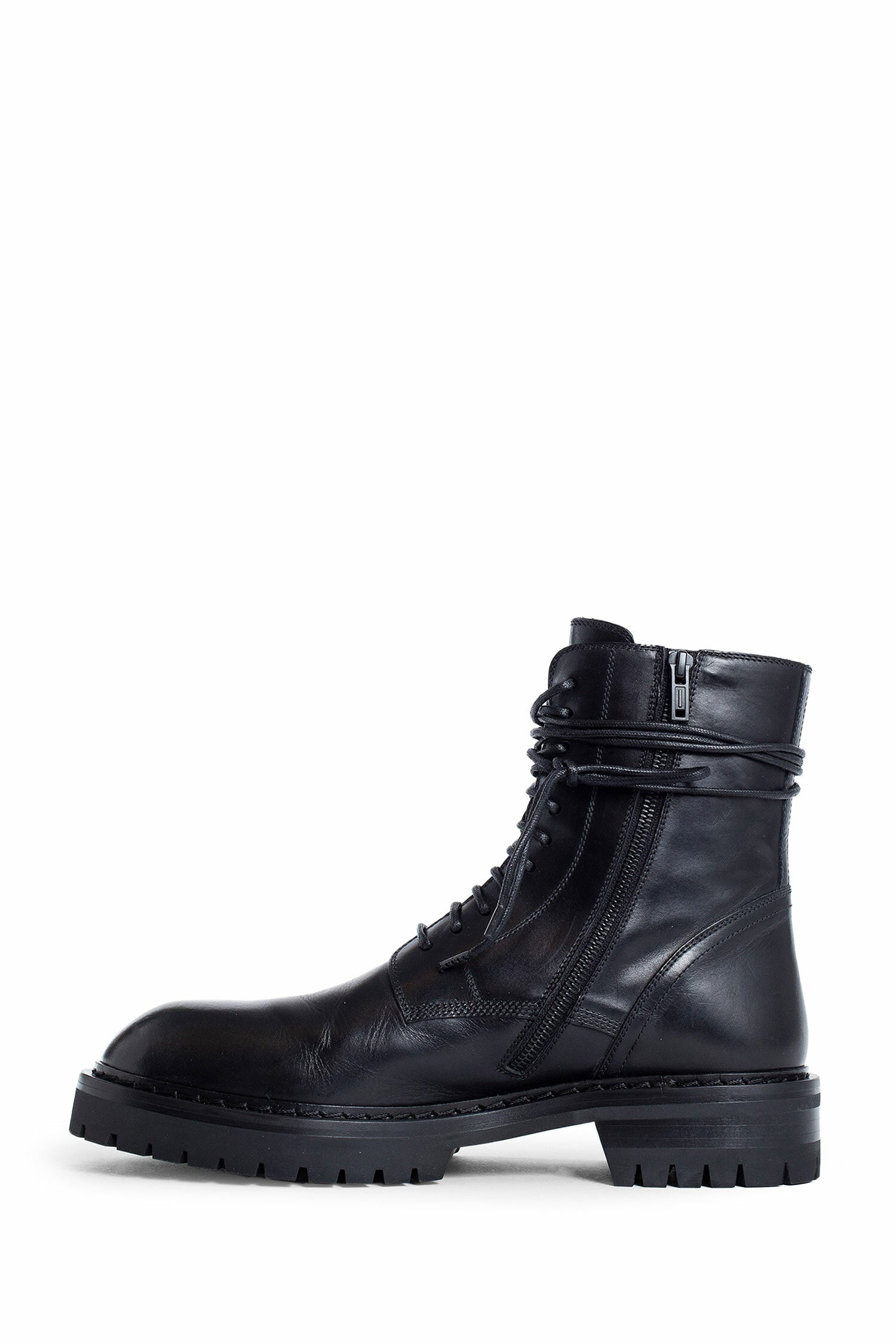 ANN DEMEULEMEESTER MAN BLACK BOOTS - 4