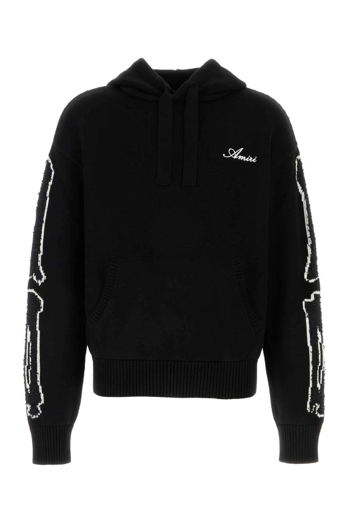 Amiri Men Black Cotton Blend Sweatshirt - 1