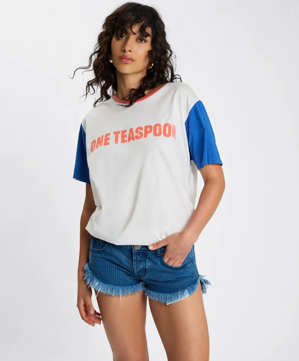Game Day Boyfriend Tee - White - 1