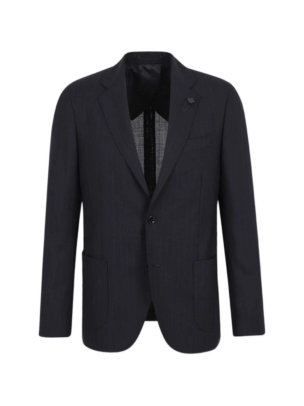 striped two-piece suit - 1
