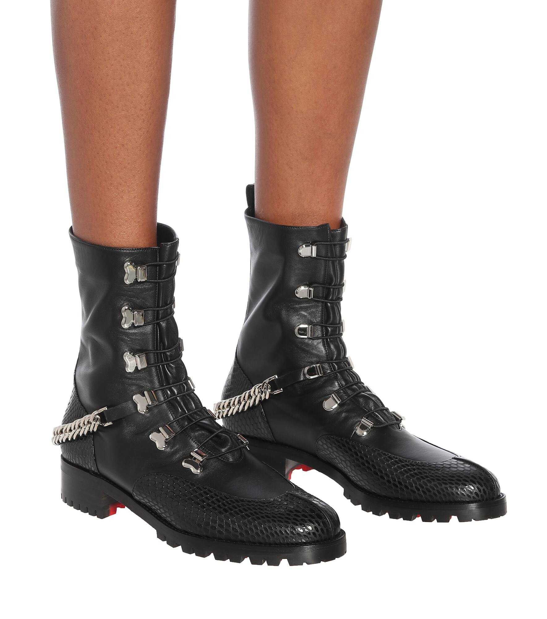Horse Guarda leather ankle boots - 4