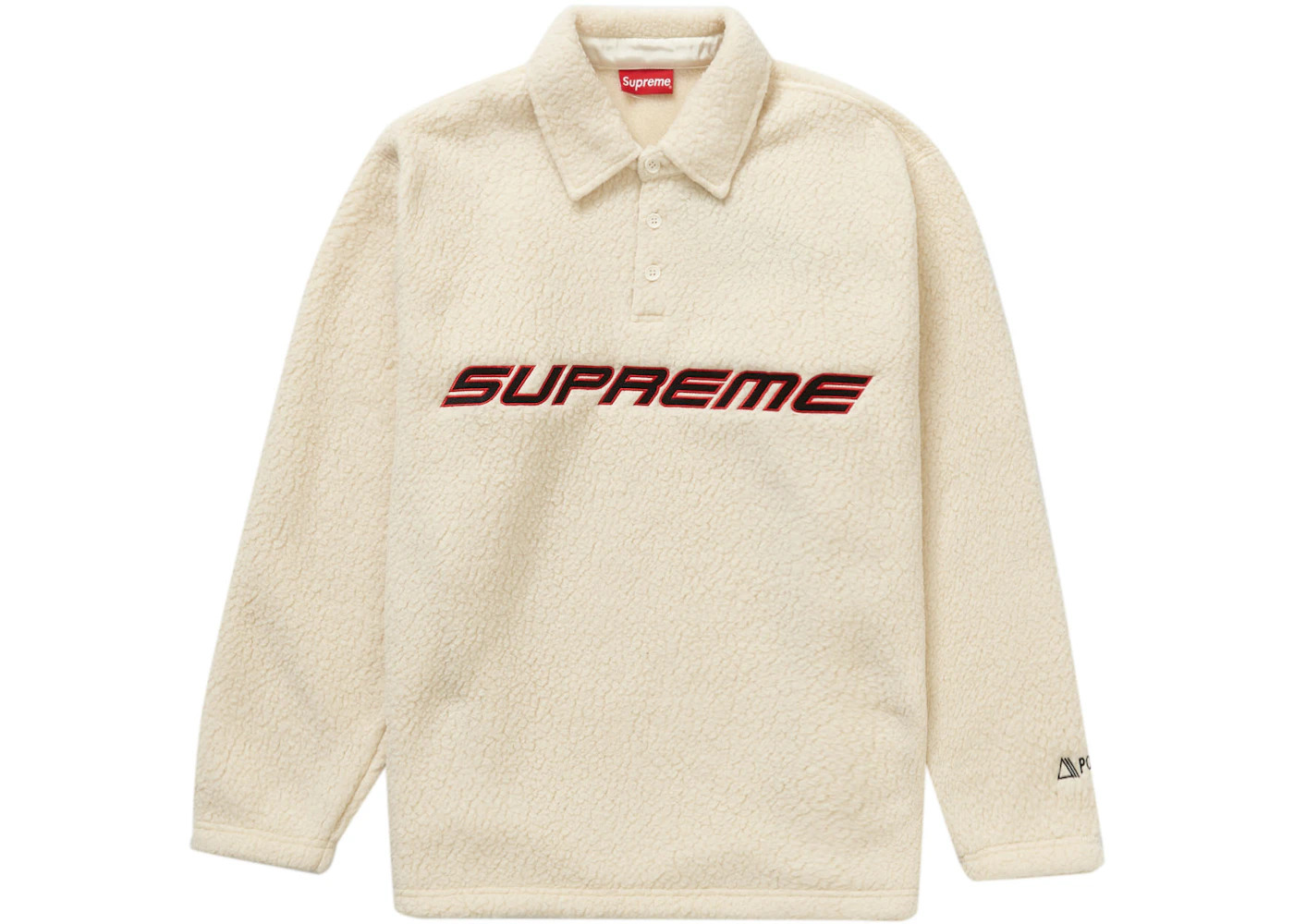 Supreme Polartec L/S Polo Natural - 1