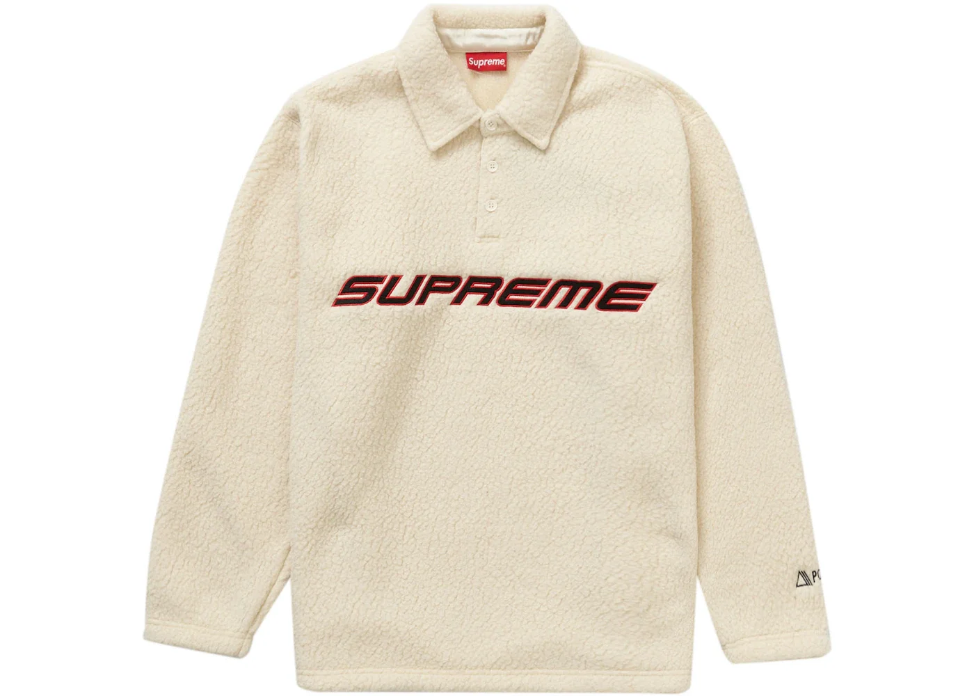 Supreme Polartec L/S Polo Natural - 1