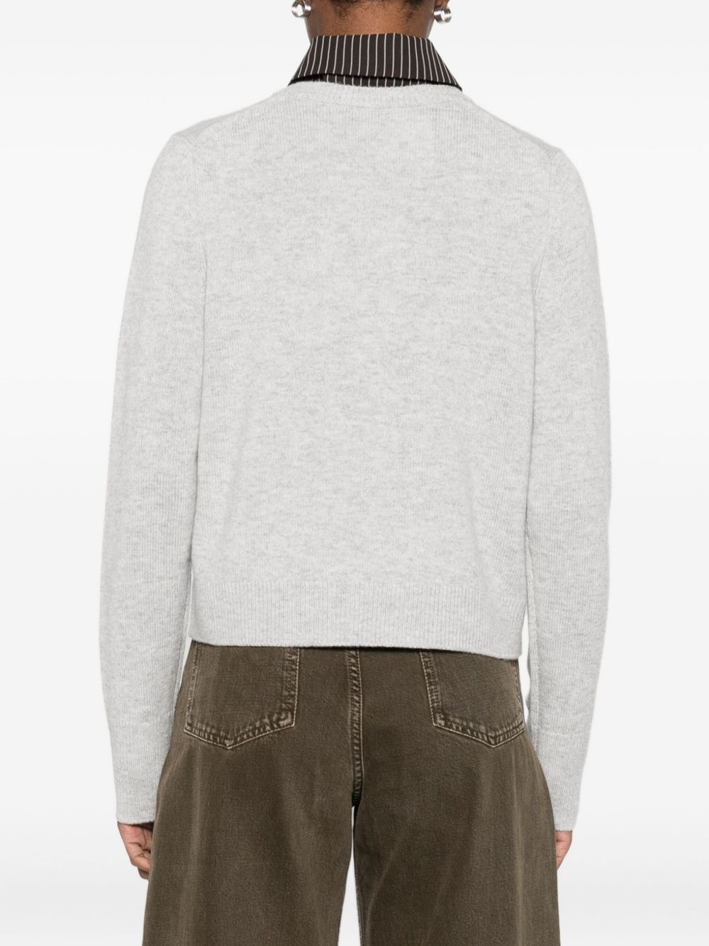 V-neck button cardigan - 4