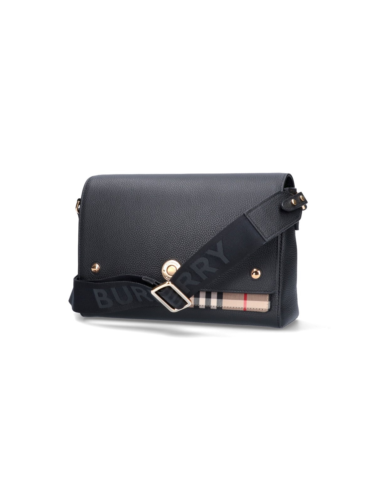 【FW25】BURBERRY NOTE ハンドバッグ Note Bag in Black - Women | Burberry® Official