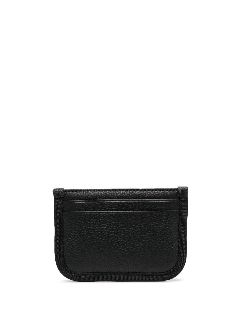 curved-edge leather cardholder - 2