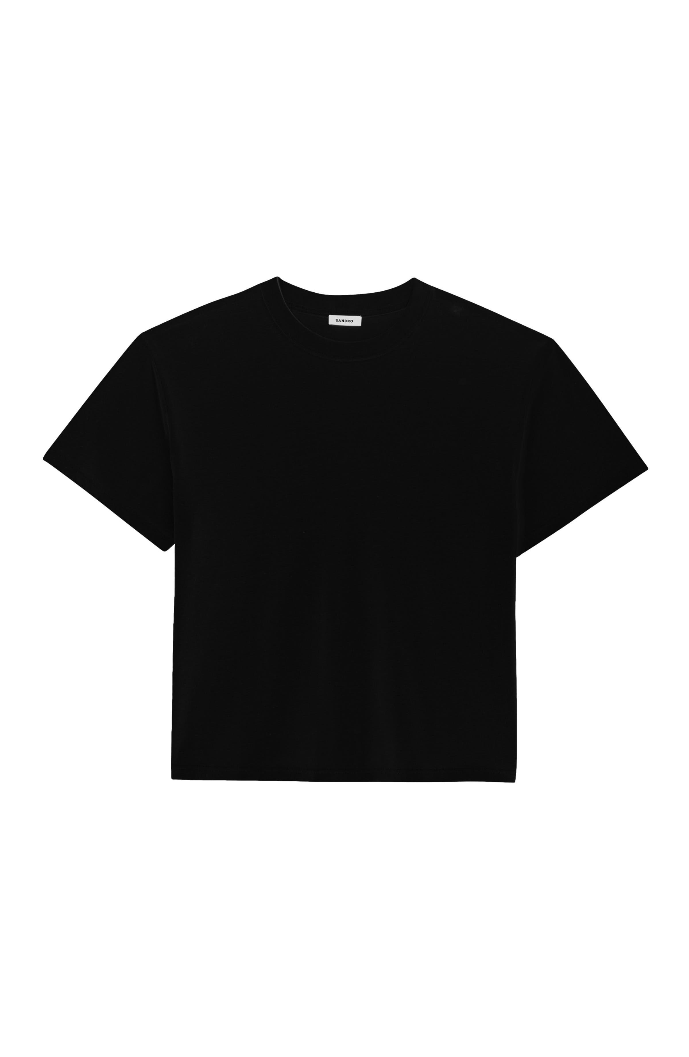 SANDRO Oversized T-shirt in Black at Nordstrom - 6