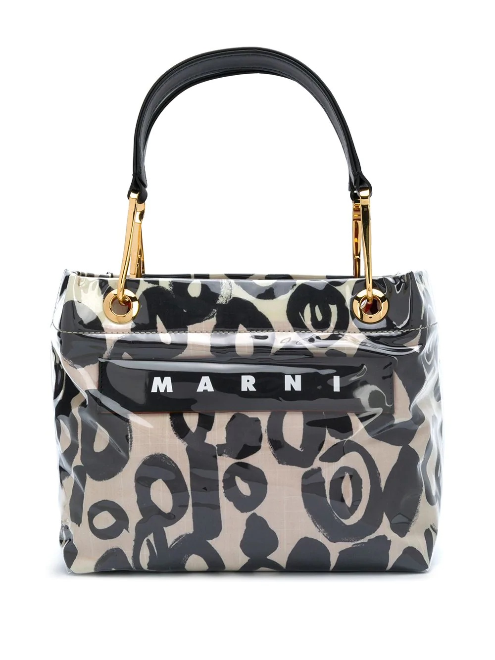 logo print tote - 1