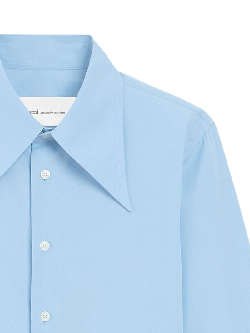 AMI Paris straight point-collar shirt outlook