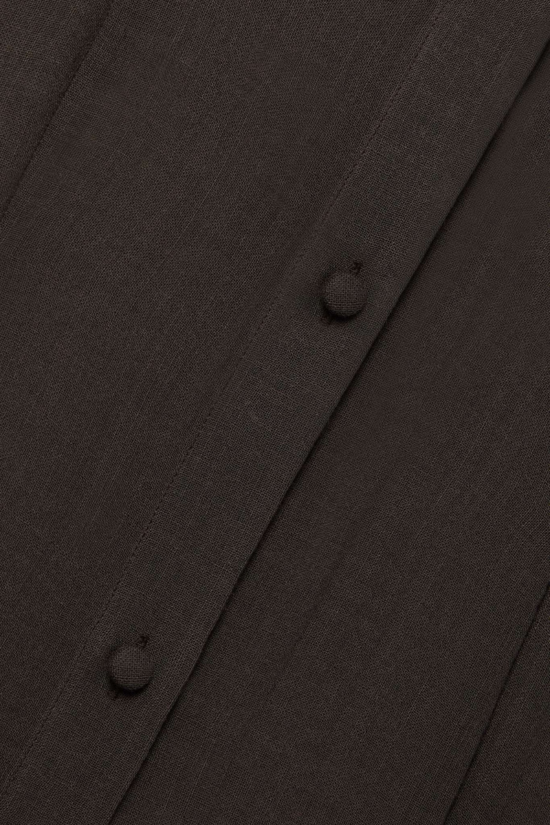 Miles pleated wool-blend voile shirt 4