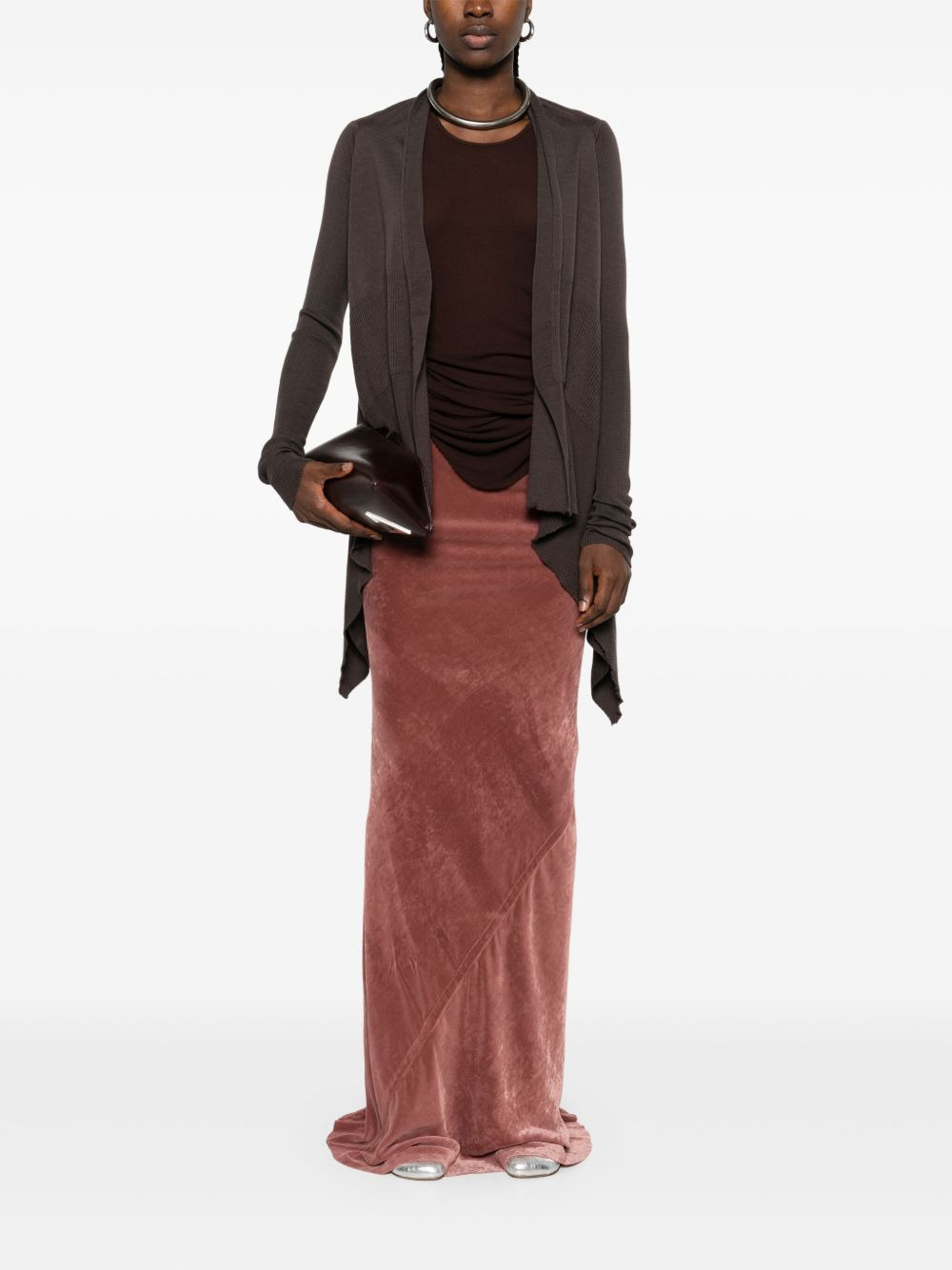 asymmetric cardigan - 2