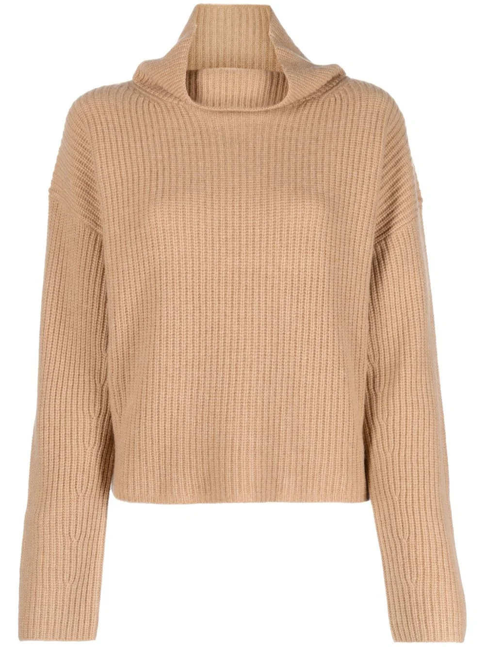roll-neck chunky-knit jumper - 1