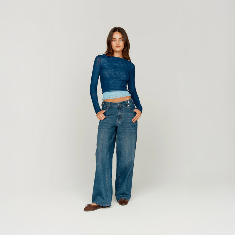13OZ WIDE LEG DENIM 1