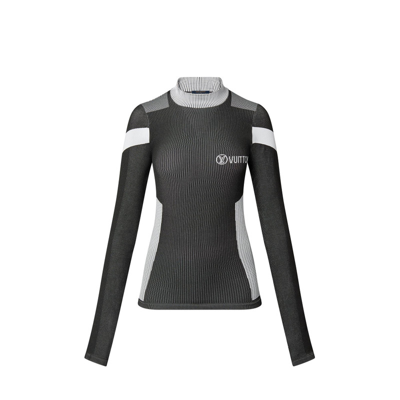 Technical Ribbed Knit Sports Top 1