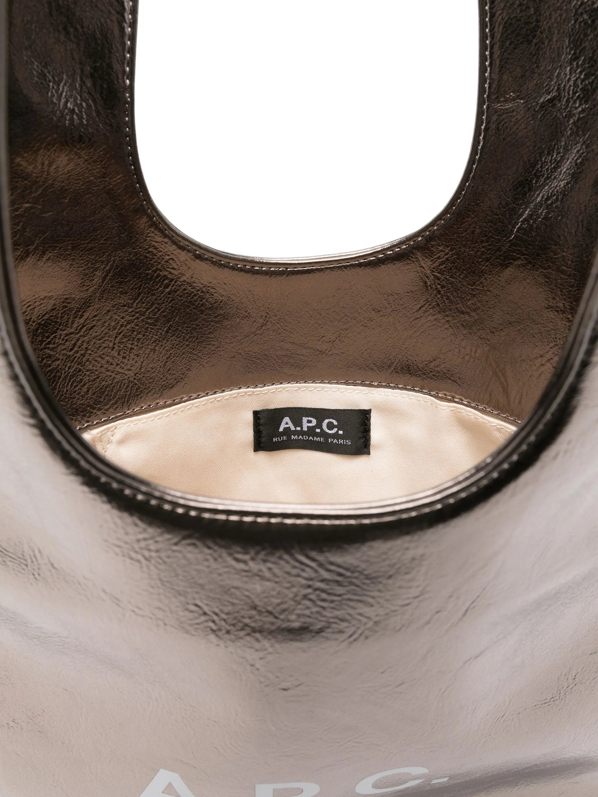 A.p.c. Small Ninon Metallic Logo Tote Bag - 3