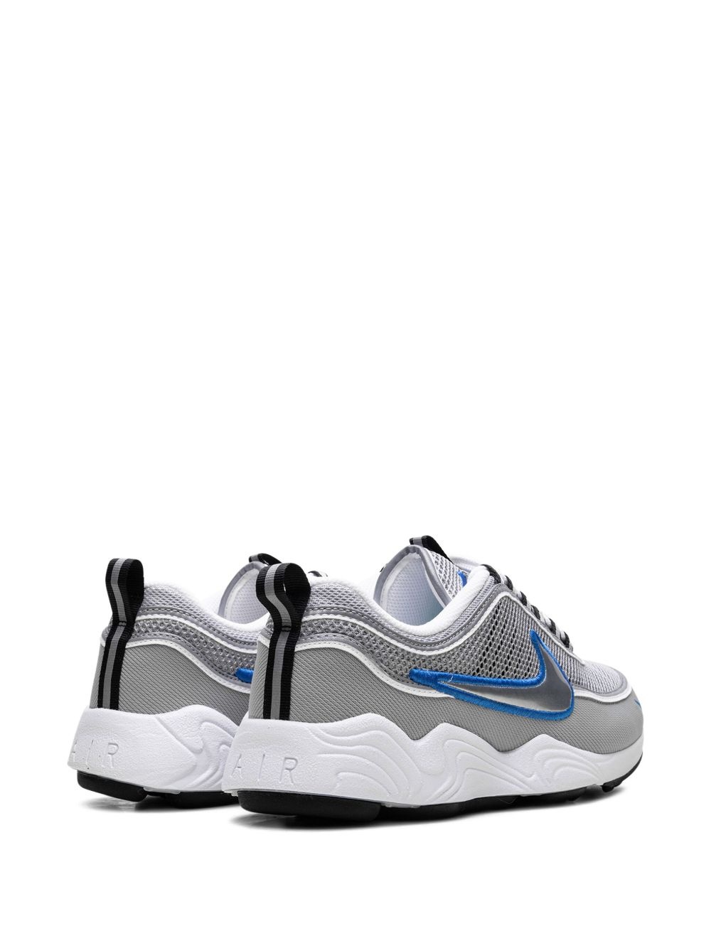 Zoom Spiridon "Metallic Silver/Signal Blue" sneakers - 3