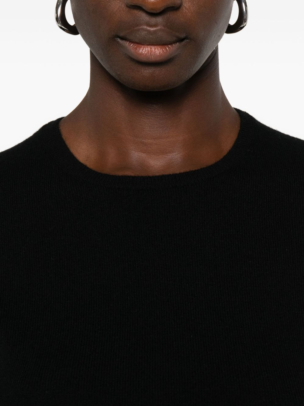 short-sleeve cashmere T-shirt - 5