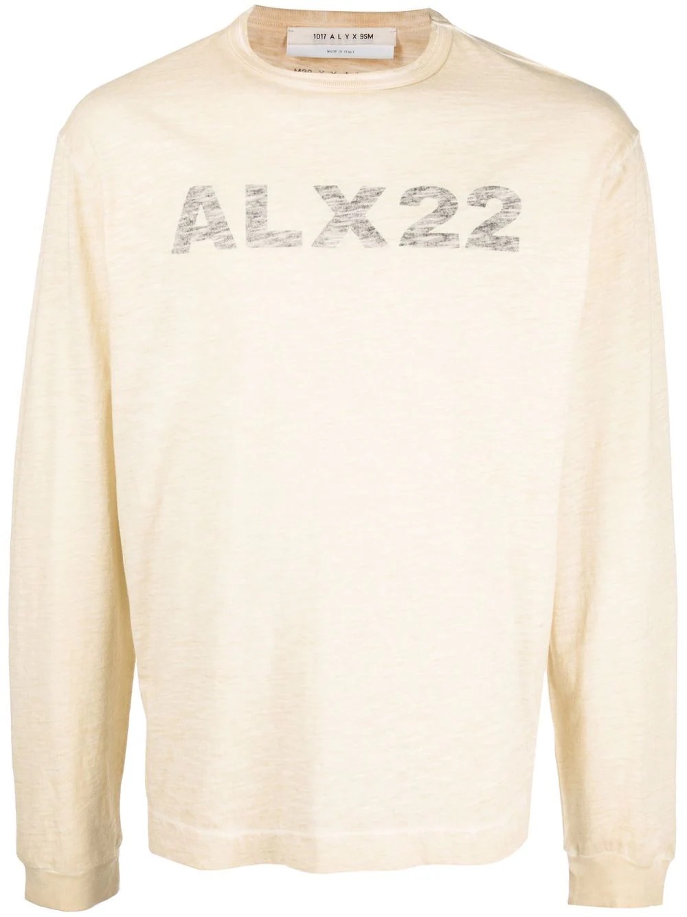 logo-print long-sleeve T-shirt - 1