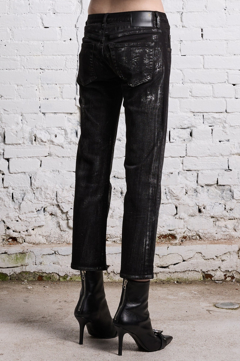 BOY STRAIGHT - SILVERED BLACK STRECH 6